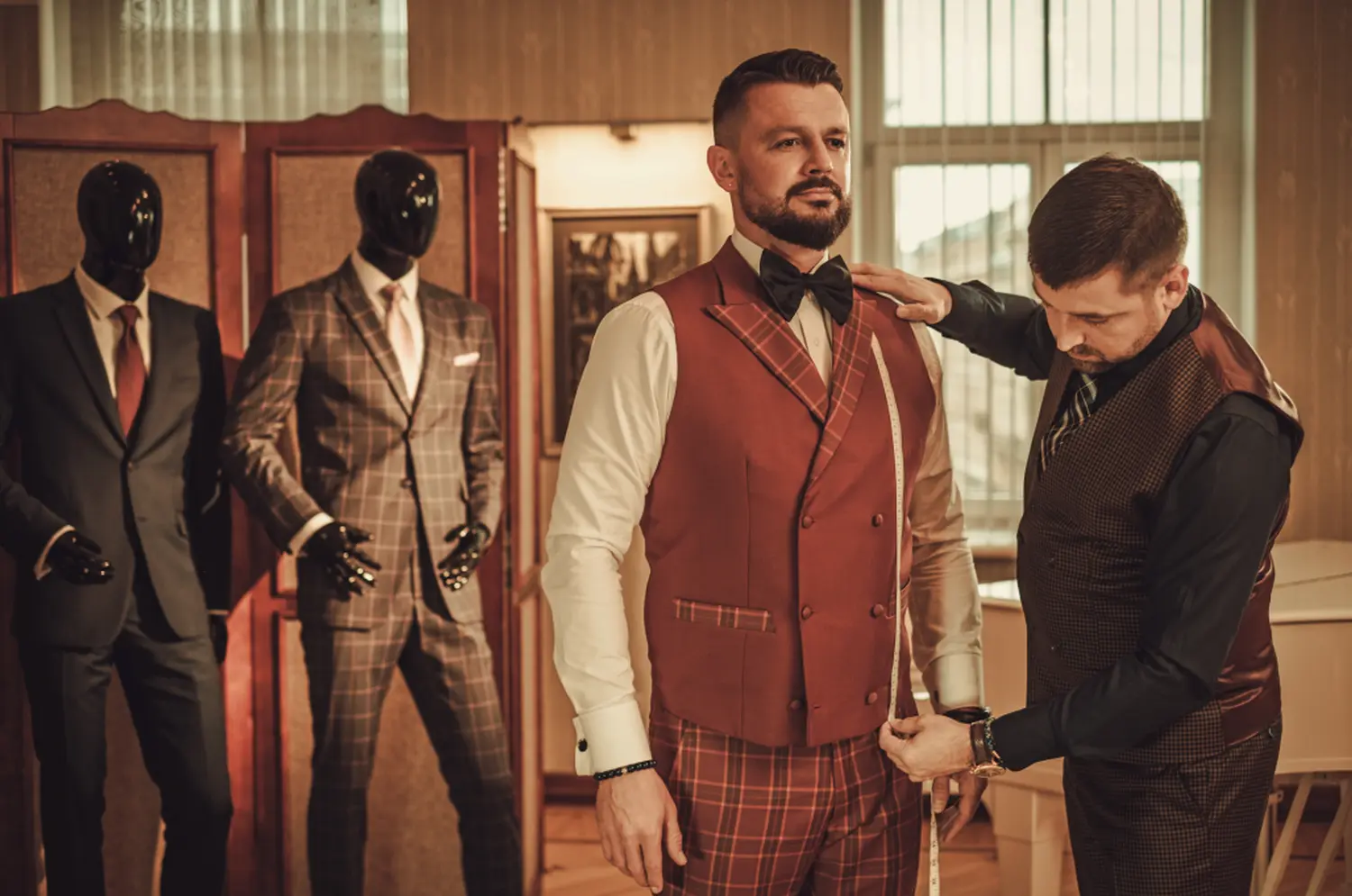 Maßnehmender Schneider von focus